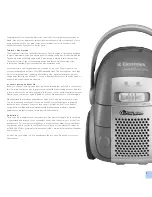 Preview for 3 page of Electrolux EL6988D - Oxygen Canister 1400 Watts Bagged Owner'S Manual