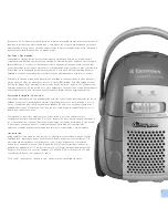 Preview for 7 page of Electrolux EL6988D - Oxygen Canister 1400 Watts Bagged Owner'S Manual