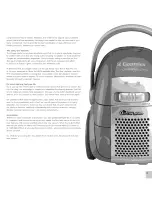 Предварительный просмотр 3 страницы Electrolux EL6989A - Vacuum Cleaner Oxygen Ultra Canister Owner'S Manual