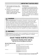 Preview for 3 page of Electrolux ELAP15 Owner'S Manual