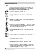 Preview for 8 page of Electrolux ELAP15 Owner'S Manual