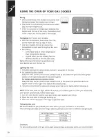 Предварительный просмотр 20 страницы Electrolux Electric and Gas Cookers User'S Manual And Installation Instructions