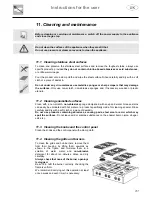 Предварительный просмотр 31 страницы Electrolux Electric Cooker User Instructions