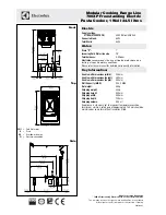 Preview for 3 page of Electrolux Electric Pasta Cookers 700XP User Manual