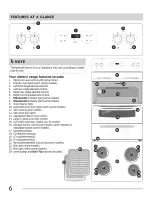 Preview for 6 page of Electrolux Electric  Range Use & Care Manual