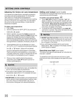 Preview for 16 page of Electrolux Electric  Range Use & Care Manual