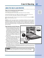 Предварительный просмотр 41 страницы Electrolux Electric Slide-In Range Use And Care Manual