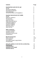 Preview for 2 page of Electrolux ELECTRONIC BASIC IH 18 Instructions For Installation And Use Manual