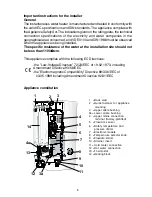 Preview for 5 page of Electrolux ELECTRONIC BASIC IH 18 Instructions For Installation And Use Manual