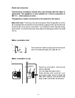 Preview for 13 page of Electrolux ELECTRONIC BASIC IH 18 Instructions For Installation And Use Manual