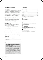 Preview for 2 page of Electrolux EMB2523DSE User Manual