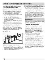 Предварительный просмотр 6 страницы Electrolux EMBS2411AB User Manual