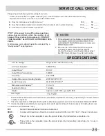 Предварительный просмотр 23 страницы Electrolux EMBS2411AB User Manual