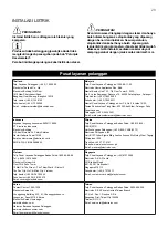 Preview for 29 page of Electrolux EMC27D22BM Installation & User Manual