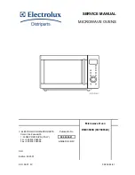 Предварительный просмотр 1 страницы Electrolux EMC3065X Service Manual