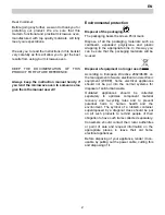 Preview for 3 page of Electrolux EMC38905X User Manual