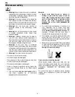 Preview for 6 page of Electrolux EMC38905X User Manual