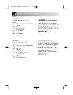 Предварительный просмотр 34 страницы Electrolux EMC4090 Instruction Book