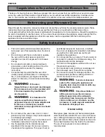 Preview for 4 page of Electrolux EME1925 User Manual