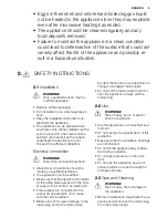 Preview for 5 page of Electrolux EME31151 User Manual