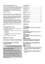 Preview for 2 page of Electrolux EMG23D22B Installation And User Manual