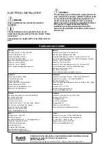 Preview for 15 page of Electrolux EMG23D22B Installation And User Manual