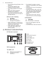 Preview for 6 page of Electrolux EMM20000OW User Manual