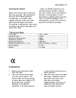 Preview for 17 page of Electrolux EMS 21400 S User Manual