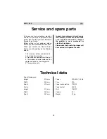 Предварительный просмотр 26 страницы Electrolux EMS 2488 Instruction Manual