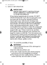 Preview for 144 page of Electrolux EMS17005O User Manual