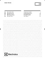 Preview for 1 page of Electrolux EMS17006O User Manual