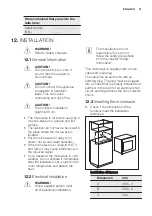 Предварительный просмотр 31 страницы Electrolux EMS20107 User Manual