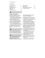 Preview for 2 page of Electrolux EMS21400W User Manual