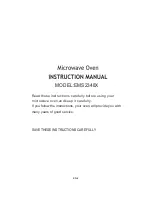 Preview for 3 page of Electrolux EMS2348X Instruction Manual