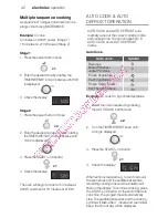 Предварительный просмотр 42 страницы Electrolux EMS26215 User Manual