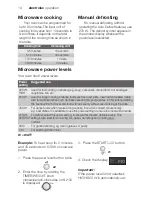 Предварительный просмотр 14 страницы Electrolux EMS26415 User Manual