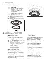 Предварительный просмотр 32 страницы Electrolux EMS28201 User Manual