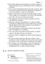 Preview for 21 page of Electrolux EMS28210 User Manual