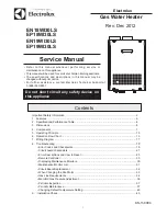Preview for 1 page of Electrolux EN18WI30LS Service Manual