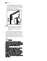 Preview for 22 page of Electrolux END 32321 X User Manual