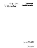 Preview for 1 page of Electrolux END42395W User Manual