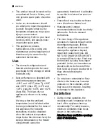 Preview for 6 page of Electrolux END42395W User Manual