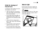 Preview for 21 page of Electrolux END42395W User Manual