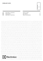 Preview for 1 page of Electrolux ENN2401AOW User Manual