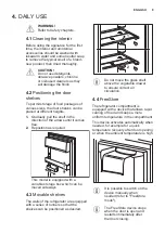 Предварительный просмотр 9 страницы Electrolux ENN2754AOV User Manual