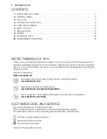 Preview for 2 page of Electrolux ENN2913COW User Manual