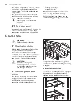 Предварительный просмотр 10 страницы Electrolux ENN3054EFW User Manual