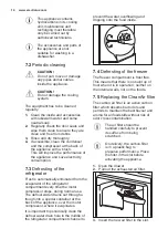 Предварительный просмотр 14 страницы Electrolux ENN3054EFW User Manual