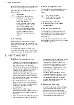 Preview for 14 page of Electrolux ENS6TE19S User Manual