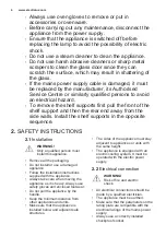 Preview for 4 page of Electrolux EOA5444AAX User Manual